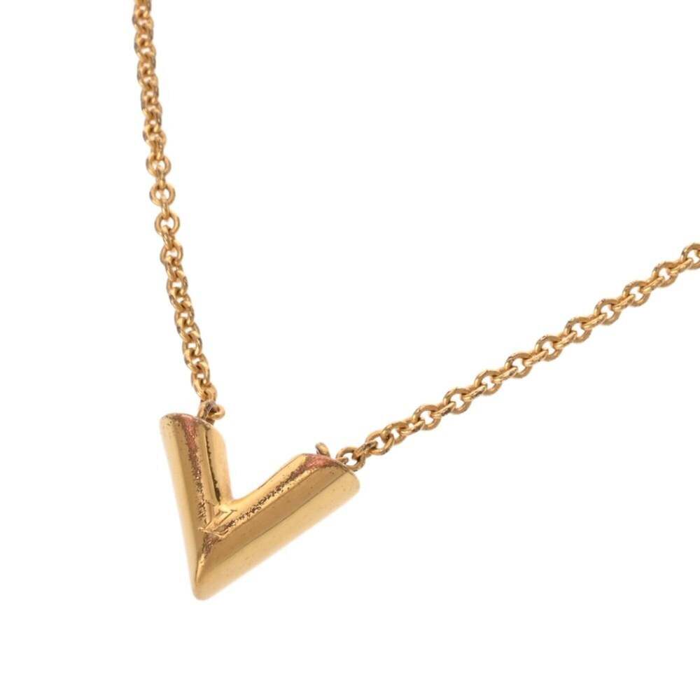 LOUIS VUITTON Gold Necklace - Picture 5 of 8